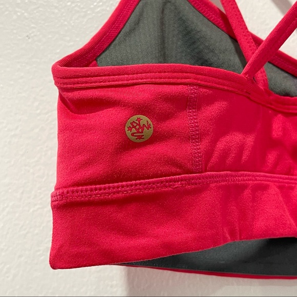 Manduka Bra Top in Hot Pink Size M - Picture 3 of 4